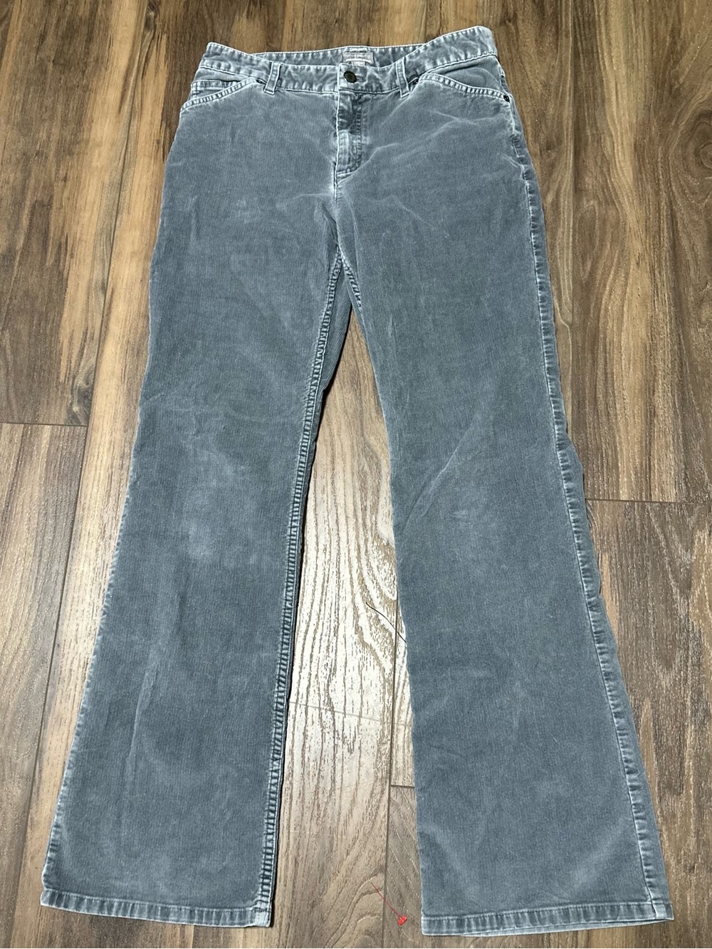J.Jill Corduroy Pants Bootcut Stretch Gray 6